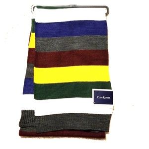 NWT Club Room Classic striped scarf